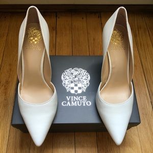 Vince Camuto White Heels